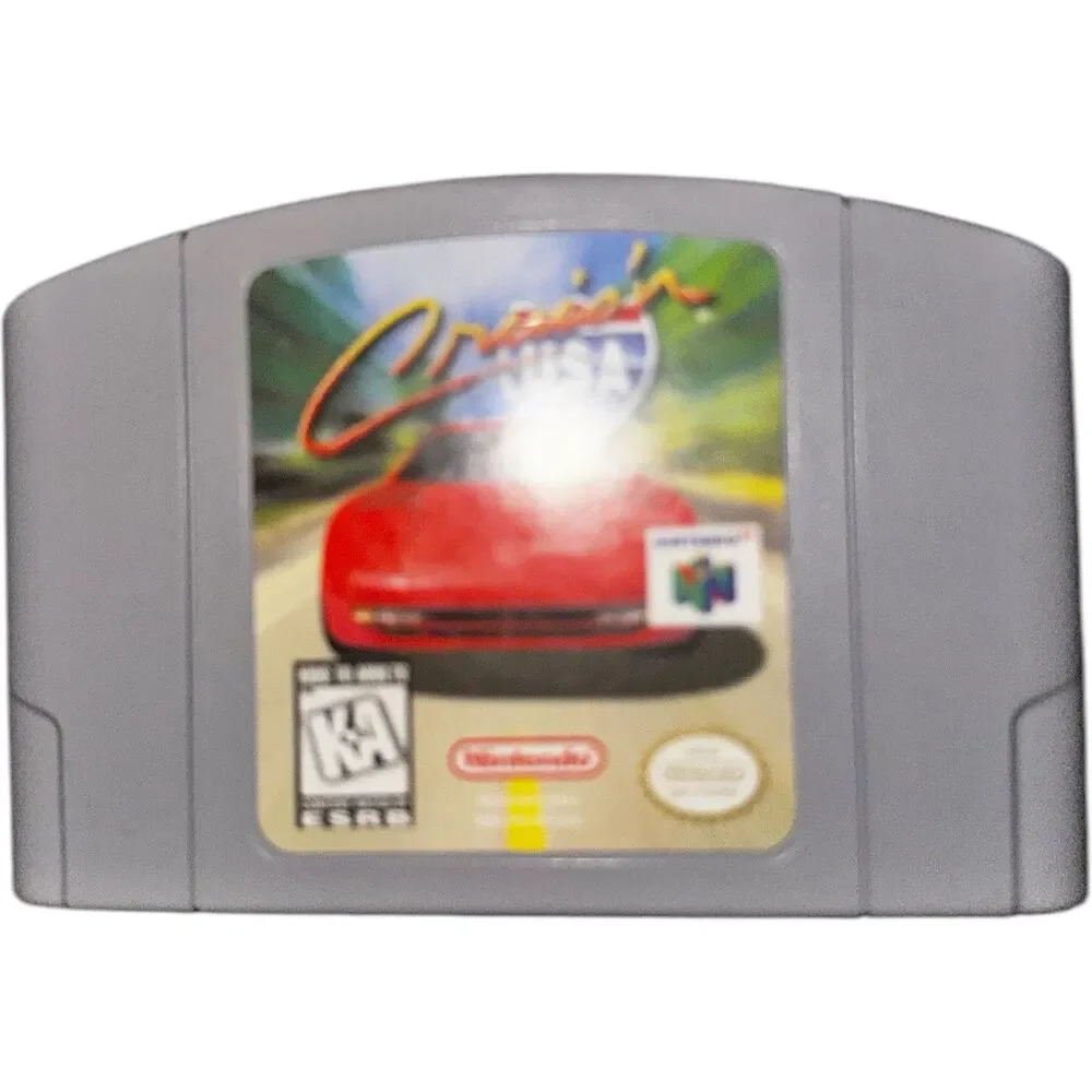 Cruis’n USA N64 Nintendo 64 Cartridge Only Vintage 1996 Video Game Good TESTED